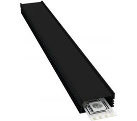Алюминиевый П-образный профиль APEYRON для светодиодной ленты, черный 08-10-Ч 