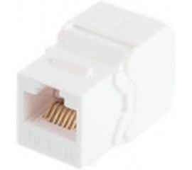 Модуль Keystone NIKOMAX Кат.5е, RJ45/8P8C, 180 градусов, самозажимной, неэкран., белый NMC-KJUD2-ET-WT 