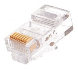 Коннектор NIKOMAX RJ45/8P8C под витую пару, 100шт NMC-RJ88RE50UD1-100 