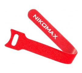 Стяжка-липучка с мягкой пряжкой Nikomax 16х210 мм черная 10 шт. NMC-CTV210-16-SB-BK-10 
