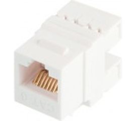 Модуль Keystone NIKOMAX категория 6, RJ45/8P8, белый NMC-KJUE2-VI-WT 