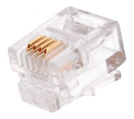 Телефонный коннектор NIKOMAX RJ11/6P4C 100шт NMC-RJ64RE06UC1-100 