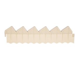 Ограждение GRINDA для клумб, цвет белый, 2 секции 8-422305 