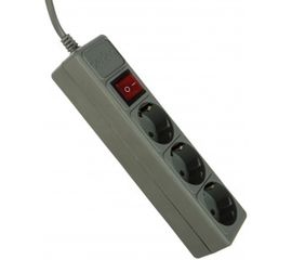 Сетевой фильтр PERFEO POWER+ 3,0м 3 розетки серый 30&nbsp;012&nbsp;498 