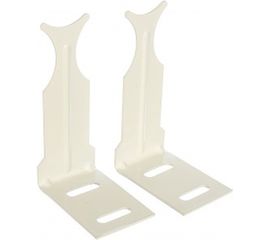 Универсальный угловой усиленный кронштейн для радиатора, белый 2шт MasterProf MP ИС.030134 