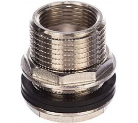 Штуцер, врезка в бак (емкость) с прокладкой 1" латунь Smart MP-У ИС.071268 