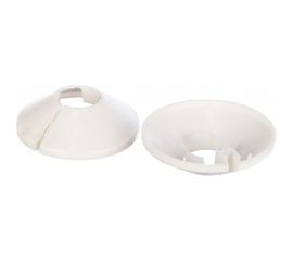 Декоративная разъемная чашка (отражатель) 16мм белая 2шт MasterProf MP ИС.130726 
