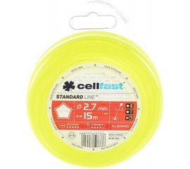 Леска для триммеров (звездочка 2,7 мм, 15 м) Cellfast 35-026 