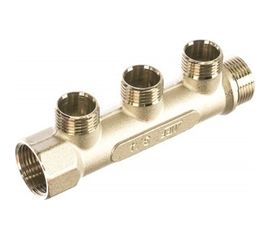 Коллектор AQUALINK 3 выхода 3/4", 1/2" наружняя резьба ИС.071057 
