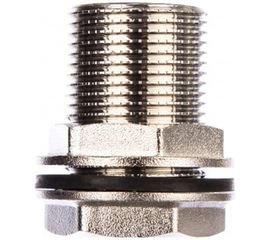 Штуцер, врезка в бак (емкость) с прокладкой 3/4 латунь Smart MP-У ИС.071267 