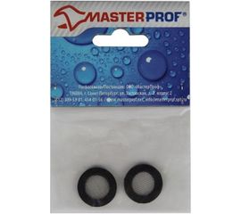 Прокладка для смесителя MasterProf с сеточкой, 1/2", MP-европодвес, 2 шт. ИС.130372 