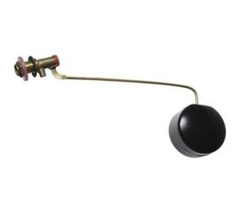 Латунный клапан для бачка с оцинкованной тягой и поплавком MasterProf MP-У ИС.130704 