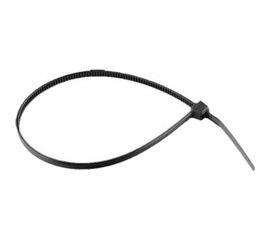 Хомуты СИБРТЕХ 300x3,6 мм, пластмассовые, черные, 100 шт 45560 