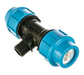 Тройник с наружной трубной резьбой (32 мм x 3/4” x 32 мм) Джилекс 9439 