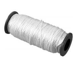 Кручёный капроновый шнур, диаметр 2мм, длина 50м, катушка, 70кгс СИБИН 50527 