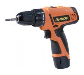 Аккумуляторная дрель-шуруповерт Энкор ДША-2 12ЭР/10Л 50021 