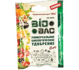 Удобрение биологическое для плодово-ягодных и овощных культур, 75 г БиоБак BB-MMS 