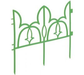 Декоративный забор Комплект-Агро Лилия 19х295 см, зеленый KA1186G 