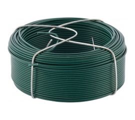 Проволока с ПВХ покрытием СИБРТЕХ зеленая 1,5мм длина 50м 47772 
