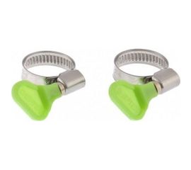 Металлические хомуты СИБРТЕХ, элемент крепления с формой ключа, 12-20мм, 2 шт 47649 