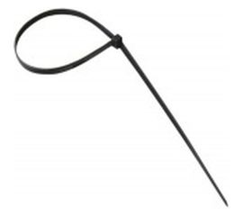 Хомуты-стяжки СИБИН черные ХС-Ч, 3.6 х 300 мм, 100 шт, нейлоновые, 3788-36-300 