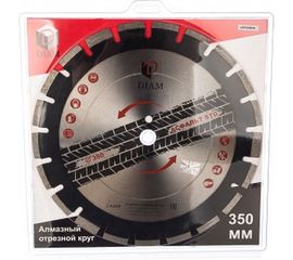 Отрезной круг по асфальту STD (350х3,2х10х25,4 мм) Diam 000589 