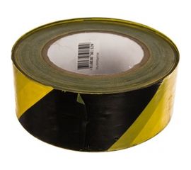 Лента для ограждений SDM 50 мм х 200 м желто-черная 4538 