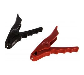 Зажим Крокодил АВТОЭЛЕКТРИКА 1 красный+1 черный Т-22 
