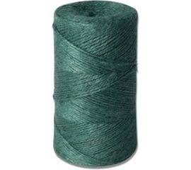 Джутовый шпагат ЩИТ ШД 1,2 ктекс П 2 пол. 2-ниточный в боб. по 0,5 кг зеленый 