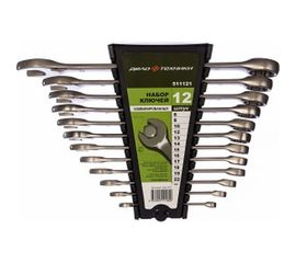 Набор комбинированных ключей ЕВРО 12 шт на холдере ДТ/10 Дело Техники 511121 