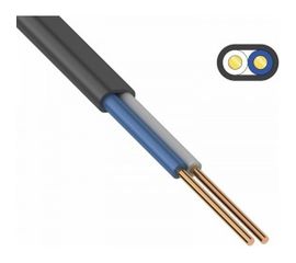 Кабель ВВГ-Пнг(А) 2x1.5 ГОСТ ККЗ 01-8201-3 