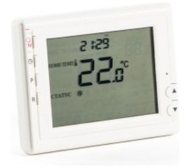 Проводной программируемый комнатный термостат TEPLOCOM Бастион TS-Prog-2AA/8A 912 