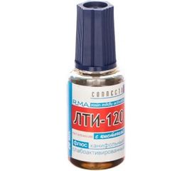 Флюс ЛТИ-120 с кисточкой (20 мл) Connector LTI-120KIS-20 