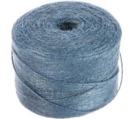 Джутовый шпагат ЩИТ ШД 1,2 ктекс П 2 пол. 2-ниточный в боб. по 0,5 кг синий 