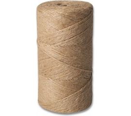 Джутовый шпагат ЩИТ ШД 1,2 ктекс П 2 пол. 2-ниточный в боб. по 0,5 кг в термопленке 