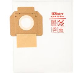 Мешки для пылесоса Karcher, Aeg, Dewalt, Flex, Hilti, Milwaukee, Nilfisk, Protool, Ryobi, Sparky, Stihl, Thomas, Tmb, Корвет трехслойные синтетические Filtero KAR 30 Pro 35л 2шт 05607 