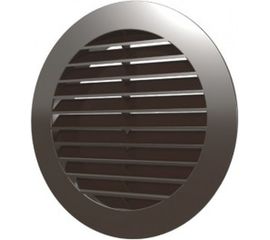 Решетка наружная вентиляционная с фланцем (130 мм, коричневый) ERA 10РКН 88-053 