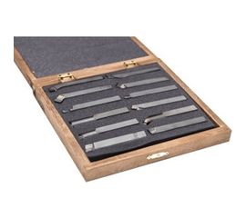 Набор резцов c твердосплавными напайками (12 шт; 12х12 мм; Т5К10) MetalMaster 17669 