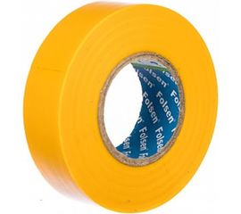 Изоляционная лента Folsen 19ммx20м жёлтая 012501 