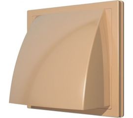 Выход стенной вытяжной с обратным клапаном (190х190 мм, фланцем 150/160 мм) ERA ASA 1919К15.16ФВ беж 90-02054 