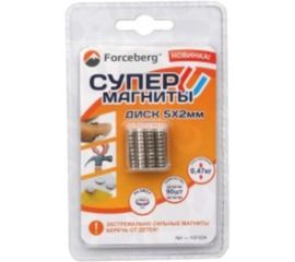Неодимовый магнит - диск 5х2мм, 90шт Forceberg 9-1212024-090 