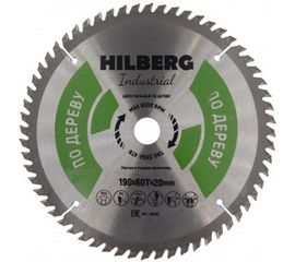 Диск пильный Industrial Дерево (190x20 мм; 60Т) Hilberg HW197 