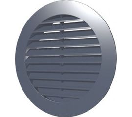 Решетка наружная вентиляционная с фланцем (130 мм, серый) ERA 10РКН 87-653 