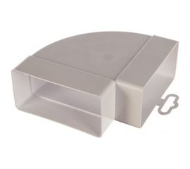 Колено горизонтальное пластик 90, 55х110 мм ERA 511КГП 