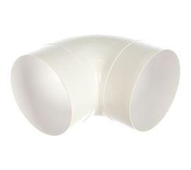 Колено круглое пластик 90, 100 мм ERA 10ККП 