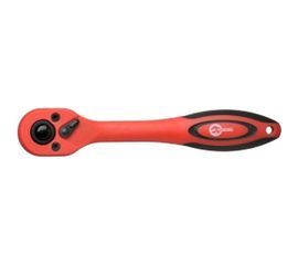 Рукоятка с храповым механизмом INTERTOOL на 72 зуба 1/2 изогнутая Cr-v, Professional HT-2109 