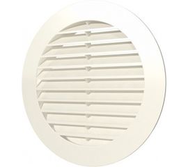 Решетка наружная вентиляционная с фланцем (150 мм, цвет слоновая кость) ERA 12РКН 88-303 