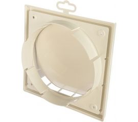 Выход стенной вытяжной с обратным клапаном (190х190 мм,  с фланцем 150/160 мм) ERA 1919К15.16ФВ бел 9002058 