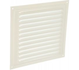 Решетка вентиляционная стальная с сеткой (200x200 мм; белая) ERA 2020МЭ 233-004 