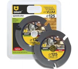 Диск пильный по дереву для УШМ Speedcutter&nbsp;(125х22.2 мм) GRAFF 